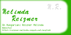 melinda reizner business card